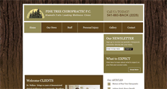 Desktop Screenshot of pinetreechiro.com